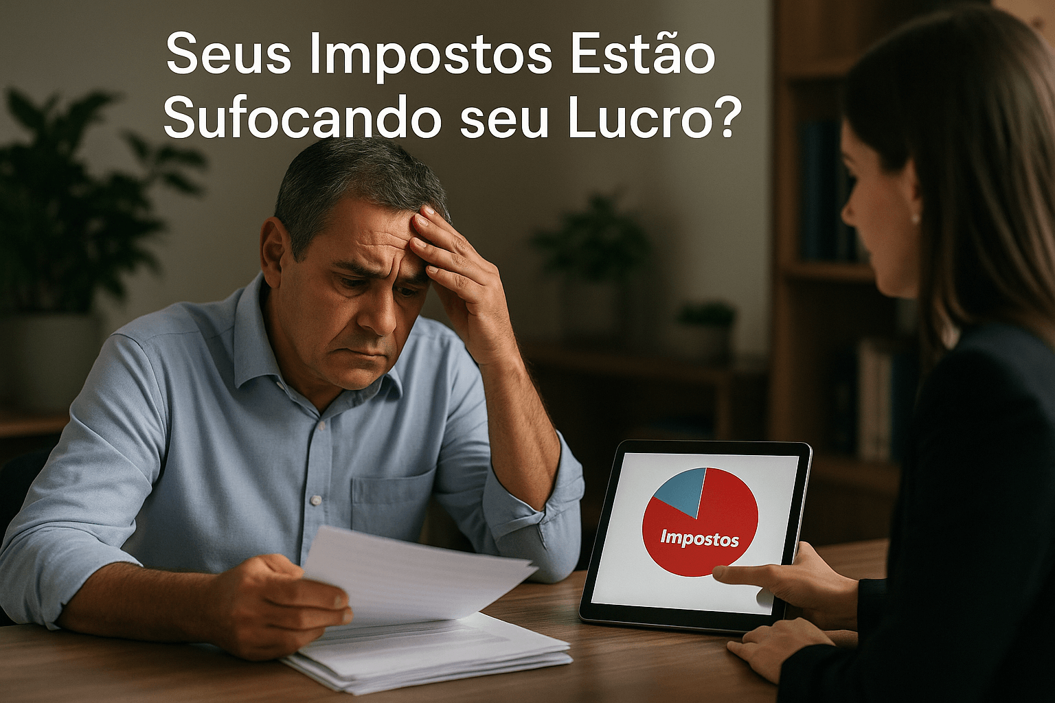 Empresário de Rondônia preocupado com impostos recebe consultoria sobre planejamento tributário.