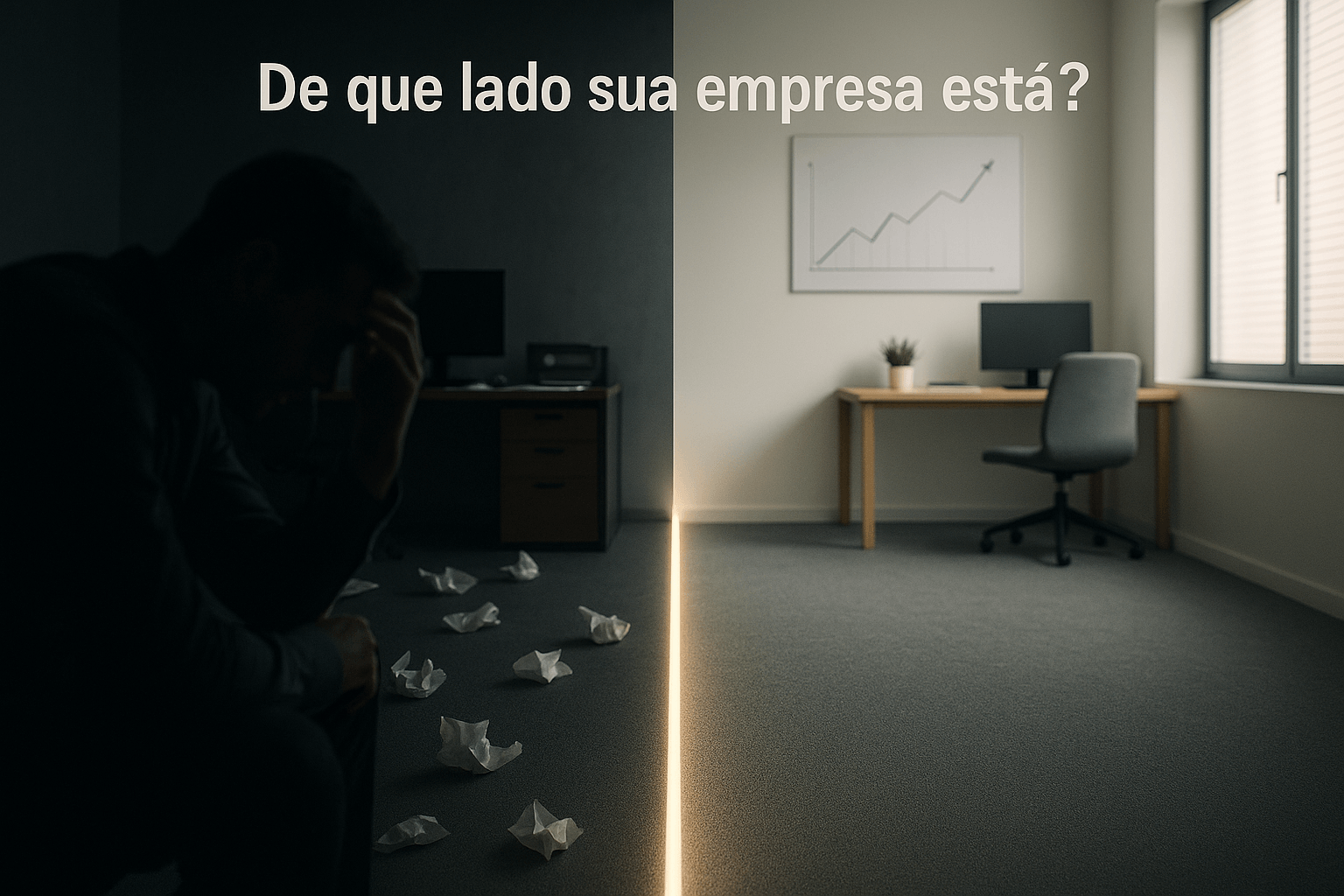 Imagem conceitual mostrando a diferença entre o caminho arriscado da evasão fiscal e o caminho seguro da elisão fiscal.